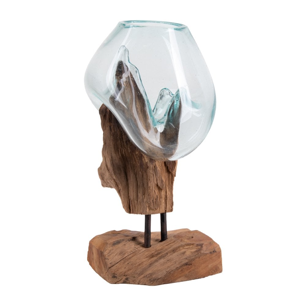 Marina teak display full product view on white background