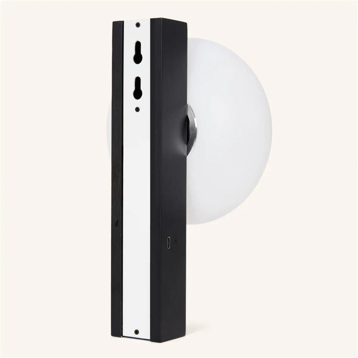 Matthew Black Wood Cordless Wall Lamp