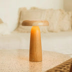 Lennart Light Brown Wood Cordless Table Lamp