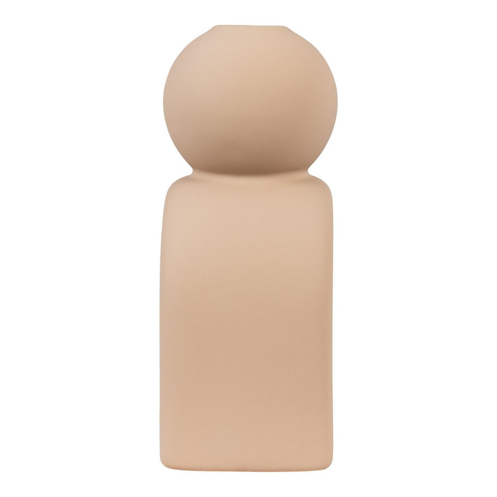 Bello brown ceramic holder in modern interior accent setting