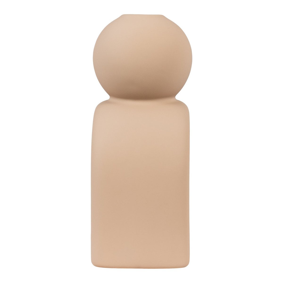 Bello brown ceramic holder in modern interior accent setting