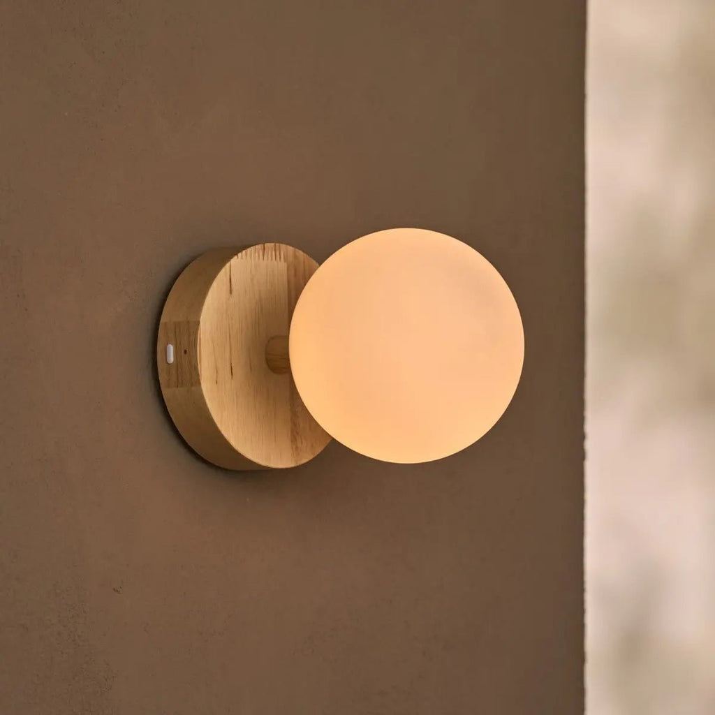 Richella cordless wall lamp mounted in hallway setting