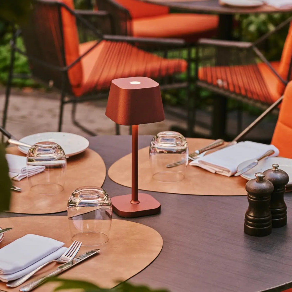 Ava Bronze Metal Rechargeable Touch Table Lamp