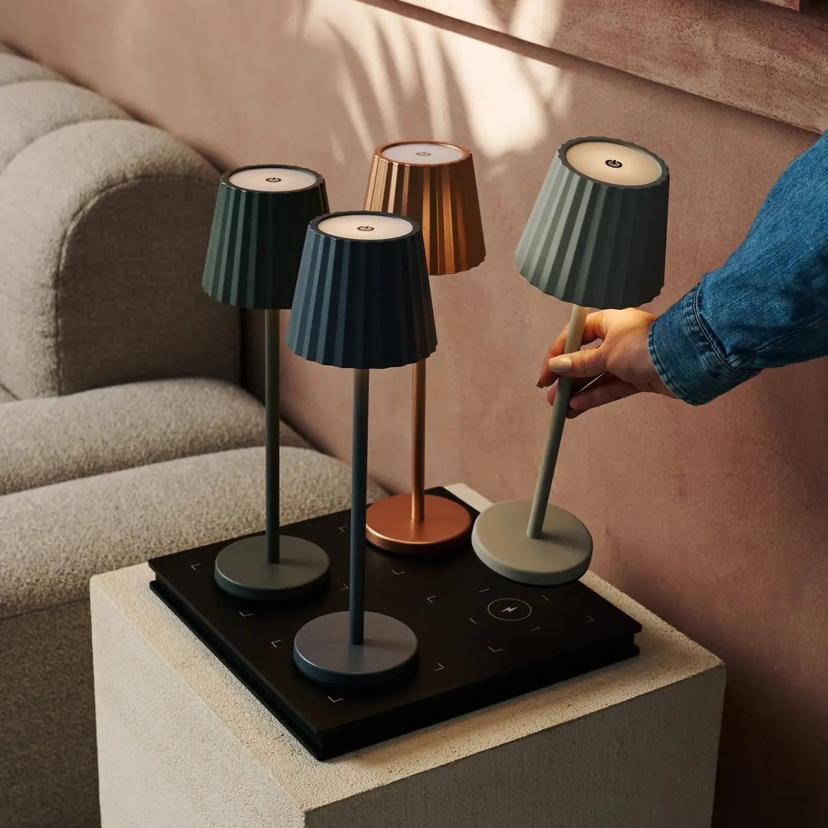 Maya rechargeable lamp task light bright mode