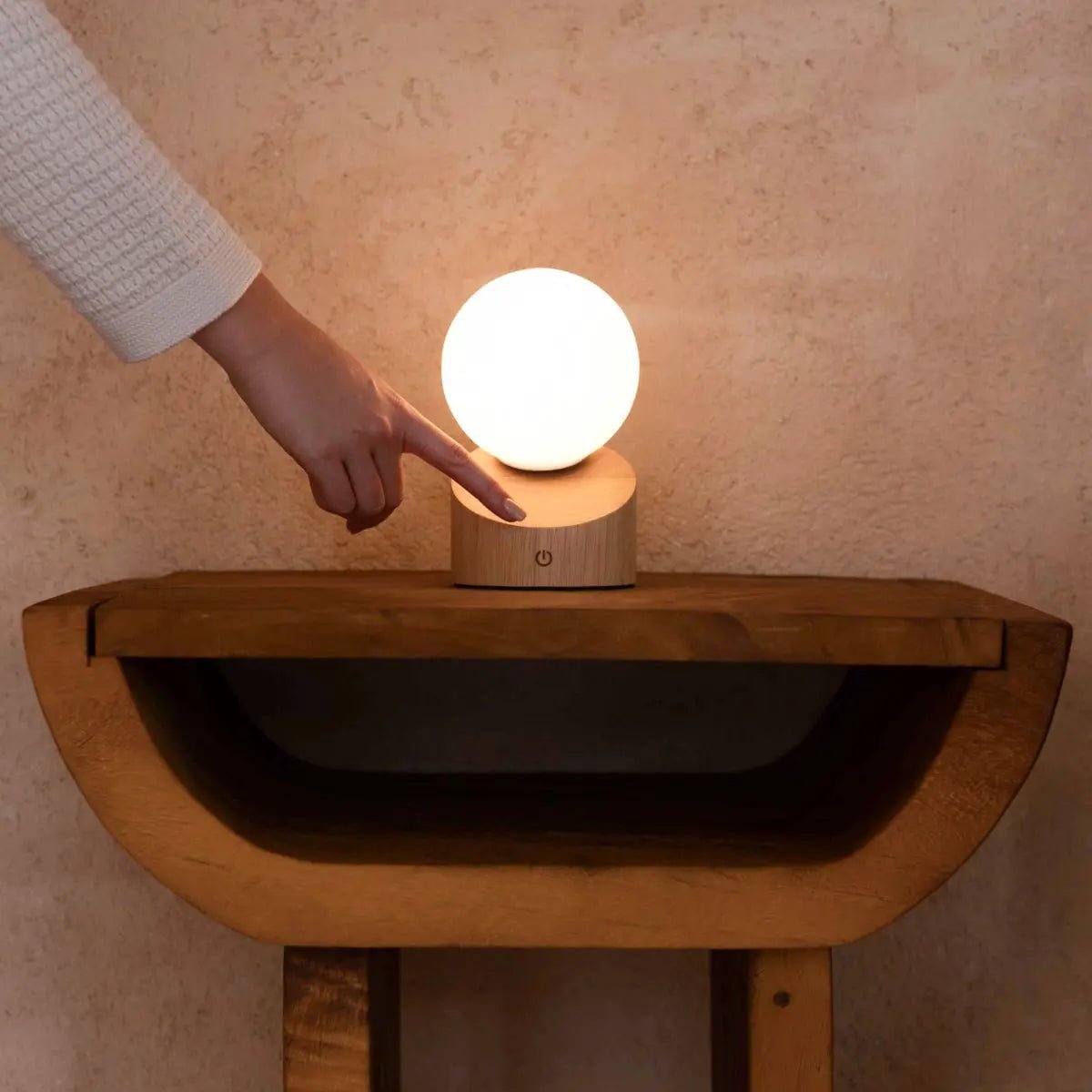 Morris rechargeable lamp 5000 mAh battery warm diffused glow