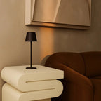 Jasper Mocha Brown Metal Cordless Rechargeable Table Lamp