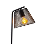 Korie Black Wire Mesh Floor Lamp