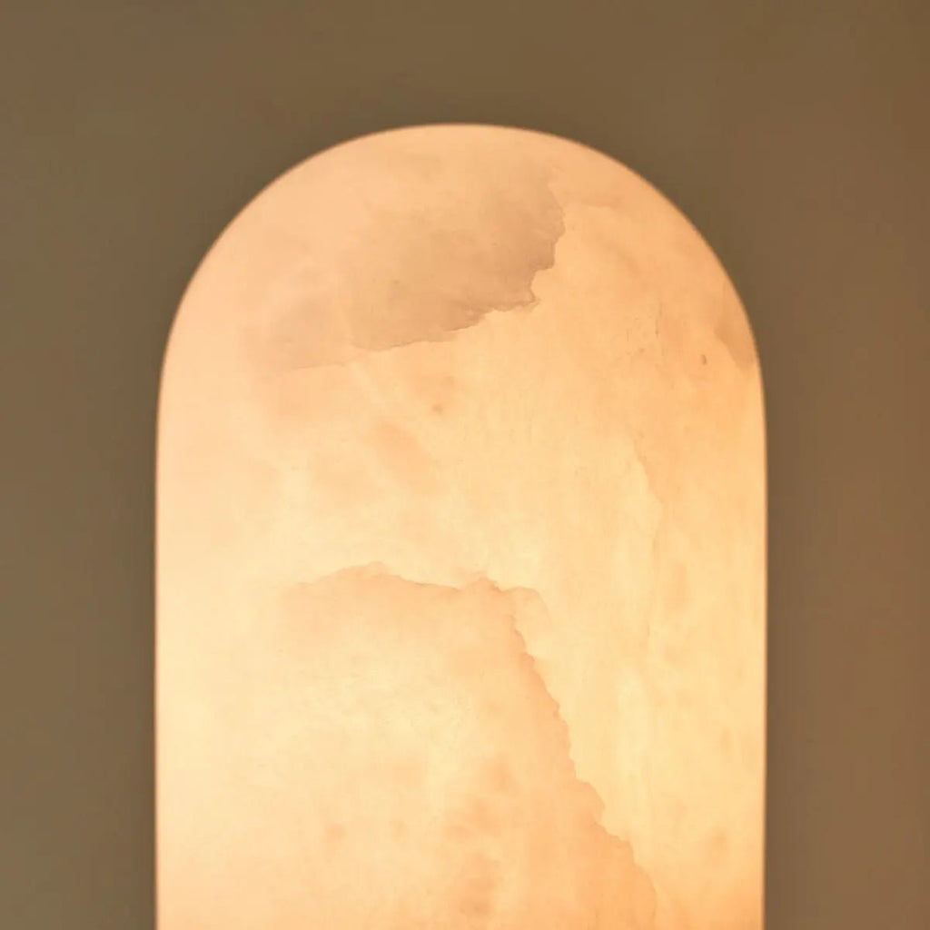 Mateo gold base detail showing metallic finish