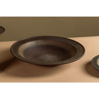 New Modern ceramic large flat bowl East+West, ULF06BB
