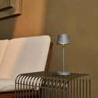 De Pijp lamp detail of matte mouse grey metal texture