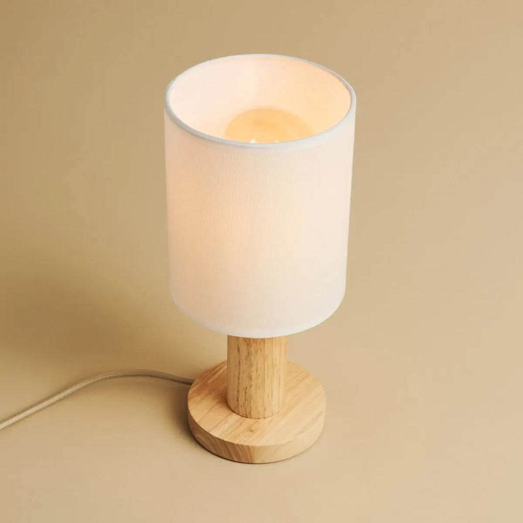 Boris rubberwood lamp in classic interior styling