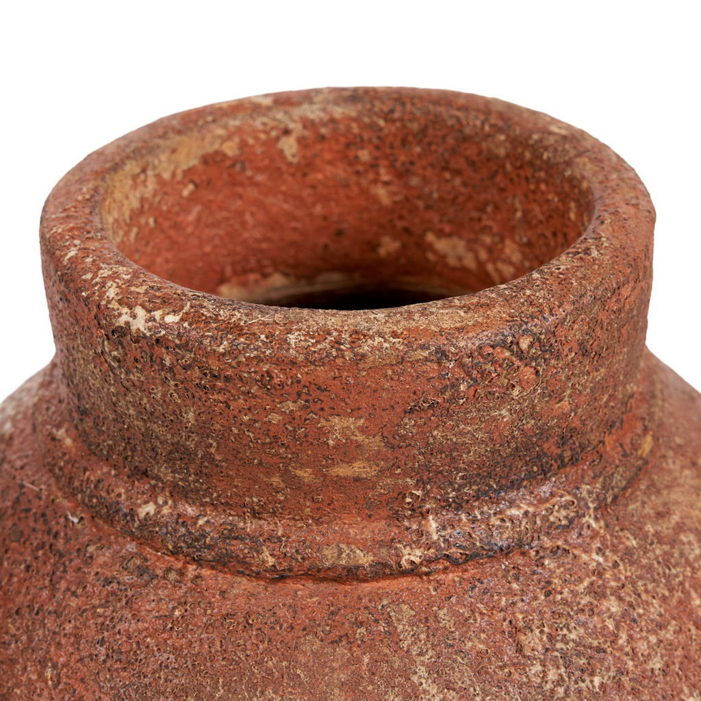 Amphora Rustica Terracotta Vase
