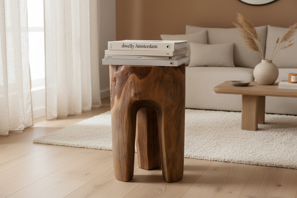 Rose recycled teak close-up of rustic wood texture