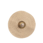 Let's Groove Natural Brass Woven Grass Wall Lamp