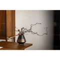Otaru Bronze-to-Black Ceramic Sculptural Vase