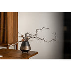 Otaru Bronze-to-Black Ceramic Sculptural Vase