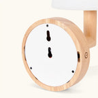 Ted Light Brown Wood Cordless Wall Lamp