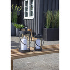 Bondi-Laternen - Schwarz, Stahl/Glas - 2er-Set