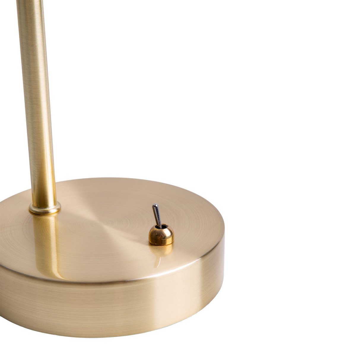 Libby Brass & Amber Glass Table Lamp