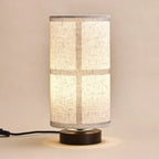 Sakura linen shade lamp in reading nook setting
