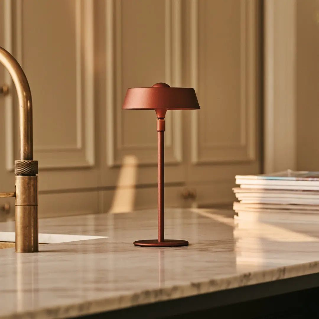 Luca Bronze Metal Rechargeable Touch Table Lamp