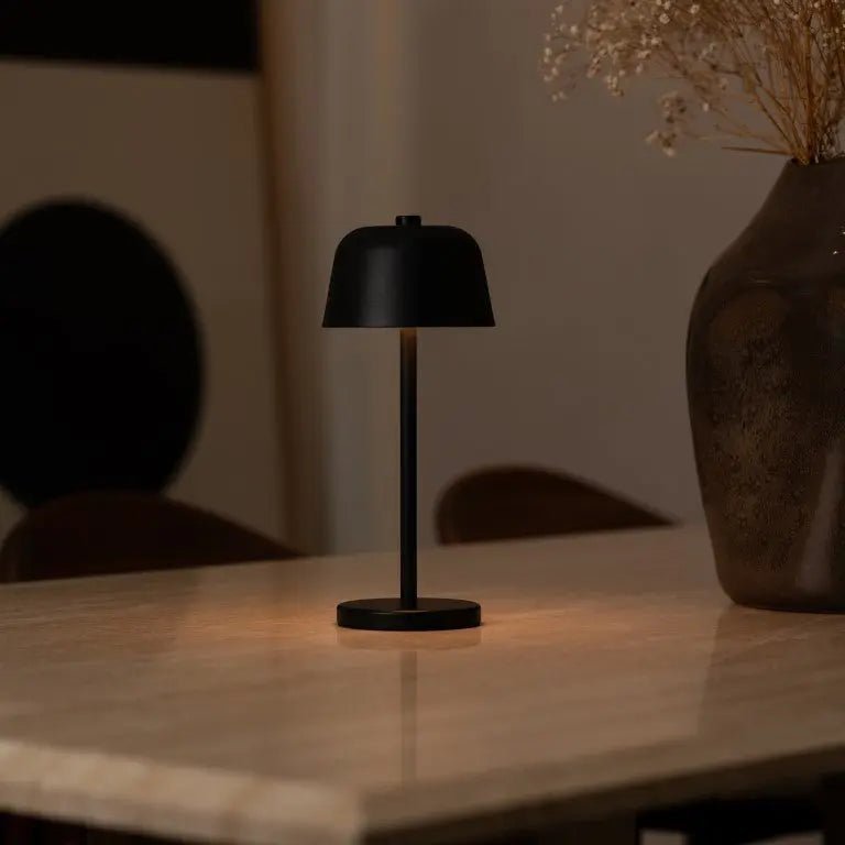 Anton cordless lamp in bedroom bedside setting