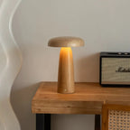 Lennart Light Brown Wood Cordless Table Lamp