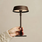 Luca Mocha Brown Metal Cordless Table Lamp