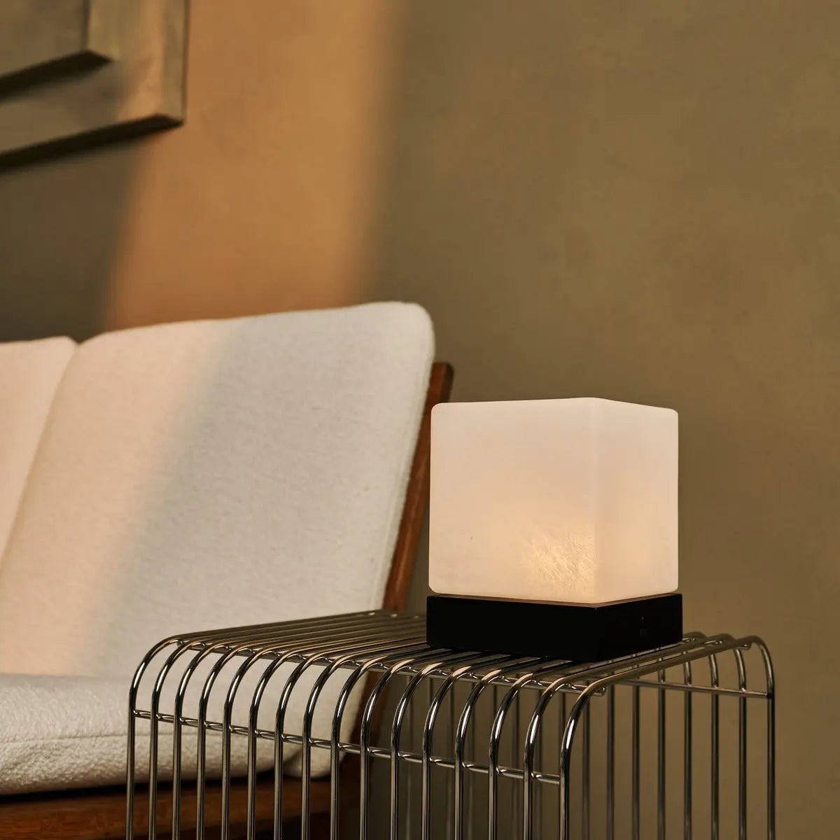 Yce Mini cordless lamp in Scandinavian interior styling