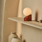 Morris lamp in living room warm candlelight mode