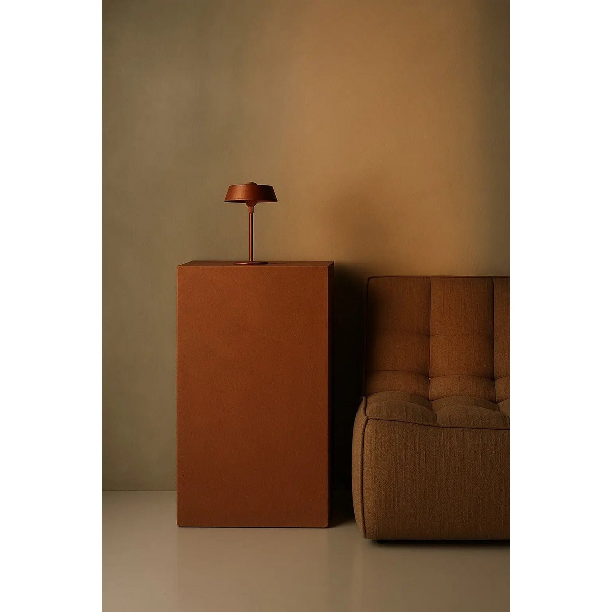 Luca Bronze Metal Rechargeable Touch Table Lamp