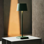 Wouter sage green lamp candlelight mode intimate setting