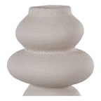 Segura beige vase as standalone decorative accent on console