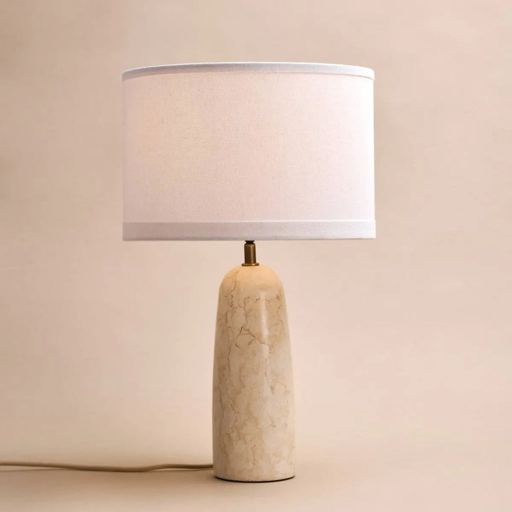 Charlotte luxury marble lamp overhead view