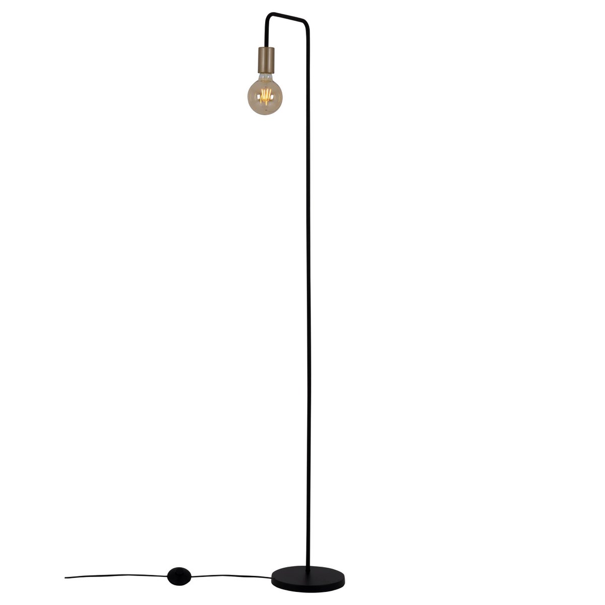 Modo Black & Gold Minimalist Floor Lamp