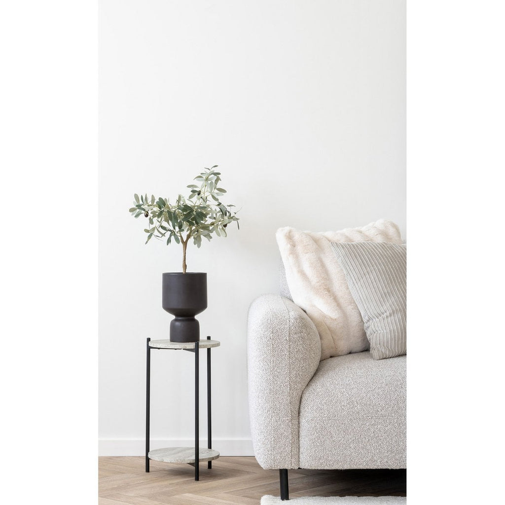 Elba Black Ceramic Plant Pot