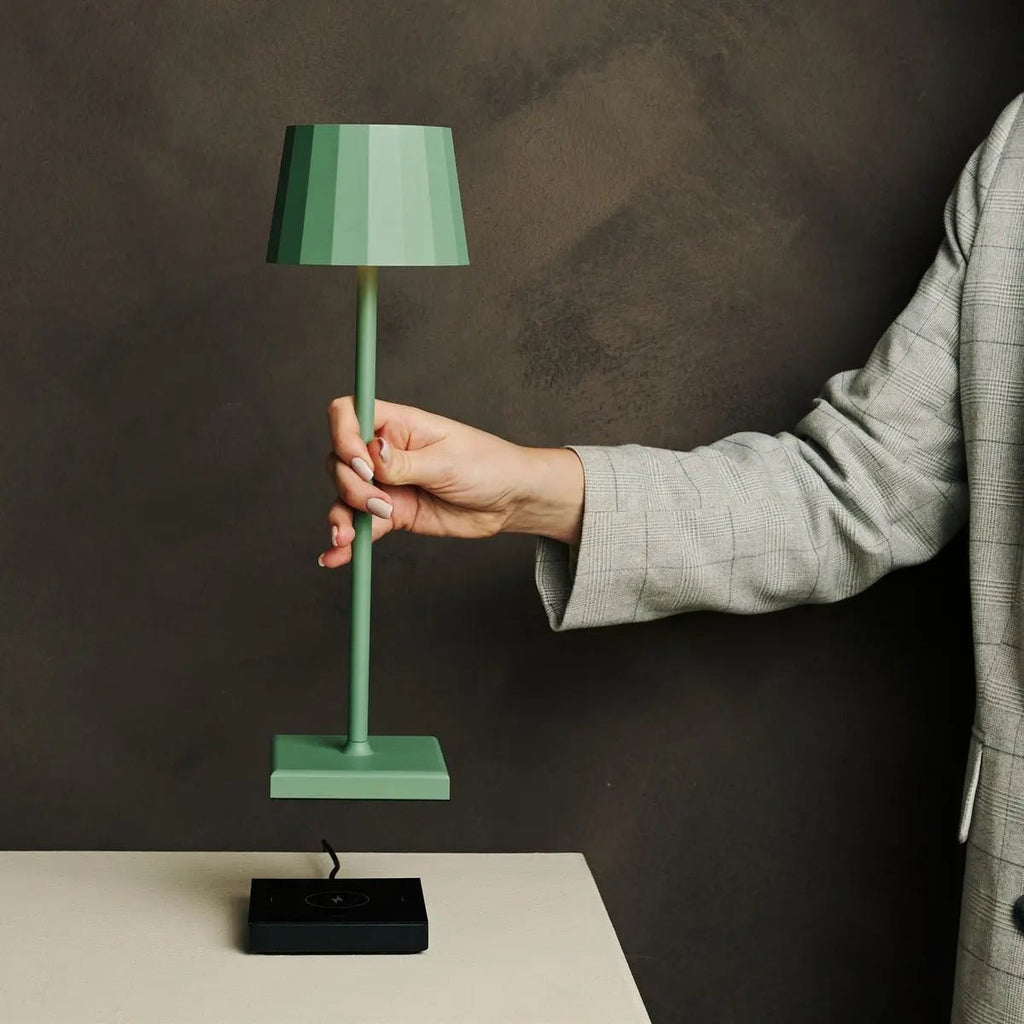 Wouter metal lamp on outdoor covered terrace