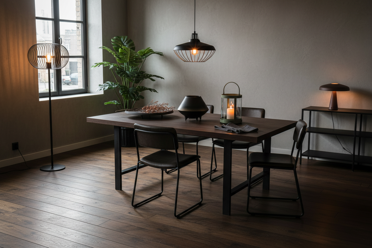 Industrial Urban Dining Room – Dwelly